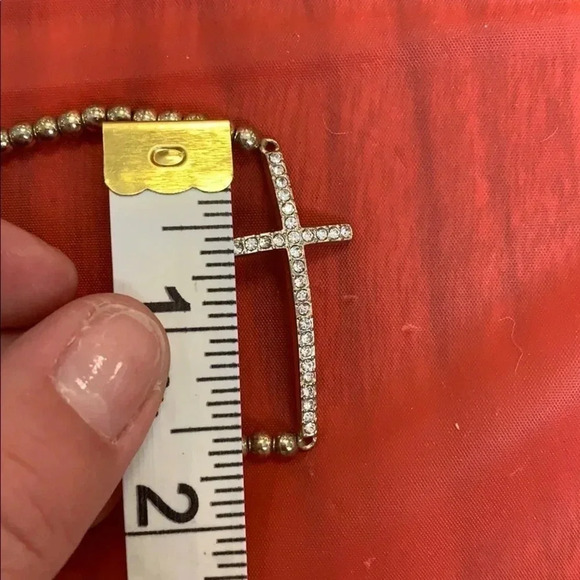 RHINESTONE Cross Beaded‎ Bracelet - Picture 4 of 4